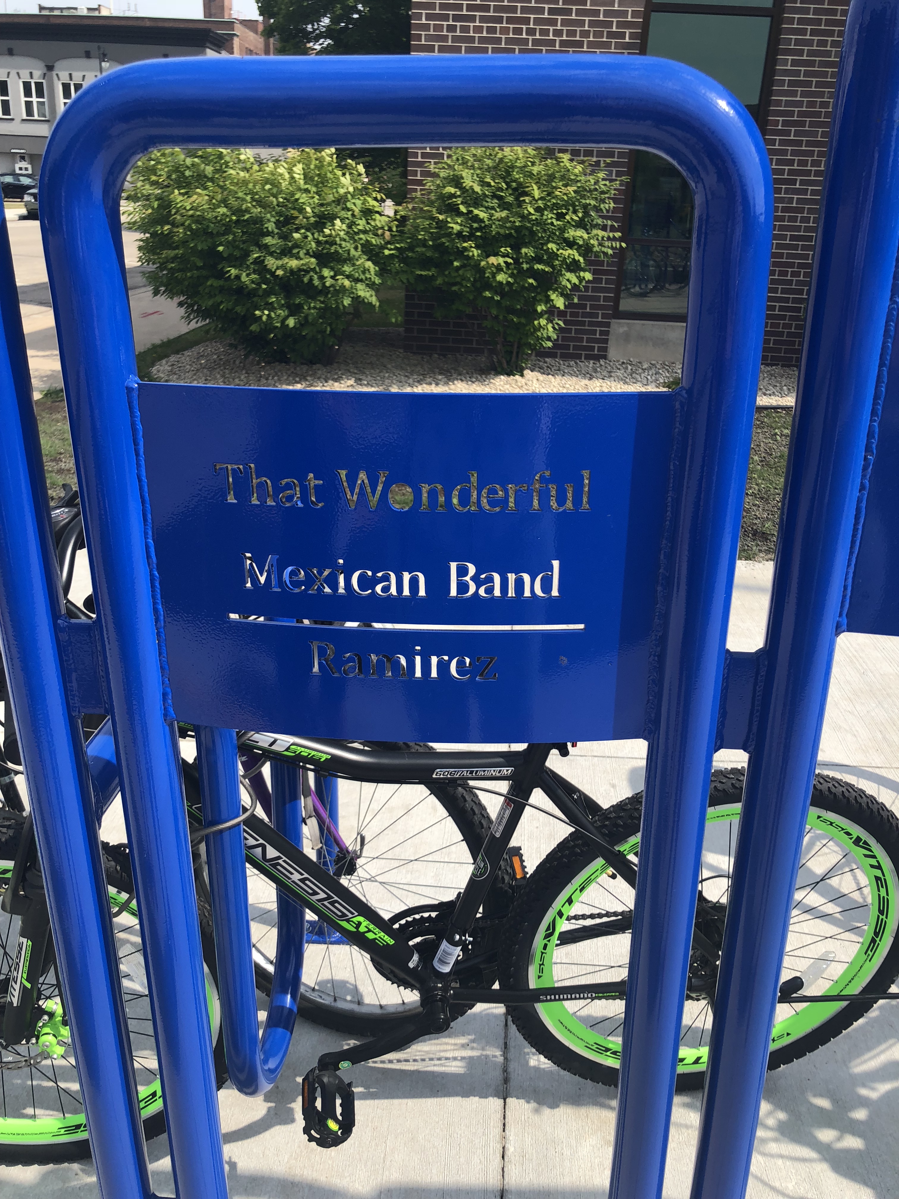 Book-themed bike rack memorializes Ramirez’s memoir | Allied Authors